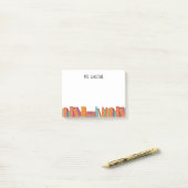 Post-it® Enseignant Livres scolaires Ajouter le nom 4 x 3 (Sur un bureau)