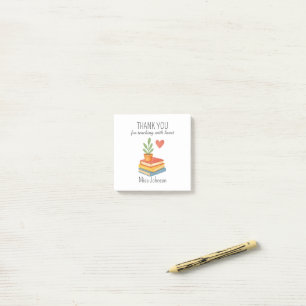 Post-it® Enseignant Merci - Cadeau d'appréciation du coeur