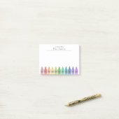 Post-it® Enseignant personnalisé Crayons (Sur un bureau)