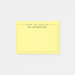 Post-it® Enseignant Personnalisé Depuis Le Bureau De