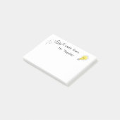 Post-it® ENSEIGNANT POST IT NOTE PERSONNALISÉ avion en papi (Incliné)