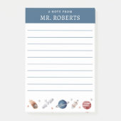 Post-it® Enseignant scientifique de l'espace et des planète (Devant)