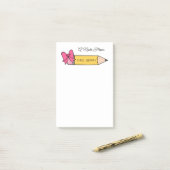 Post-it® Enseignant Une Note De Pencil Post It Notes (Sur un bureau)