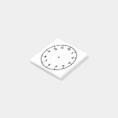 Post-it® Enseignant Vide Horloge Face Aide pédagogique (Incliné)