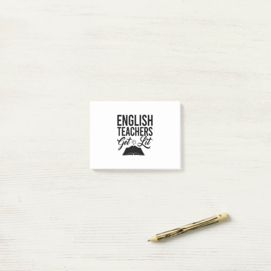 Post-it® Enseignants Anglais Lit (Sur un bureau)