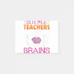 Post-it® Enseignants de sciences amusants Aimer les cerveau