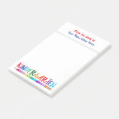 Post-it® Enseignants, jardin d'enfants, crayon DO-IT-YOURSE (Incliné)