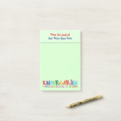 Post-it® Enseignants jardin d'enfants Nom de bureau crayon (Sur un bureau)