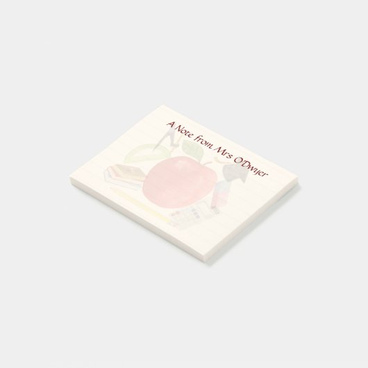 Post-it® Enseignants note professeur du carnet d'appréciati (Incliné)