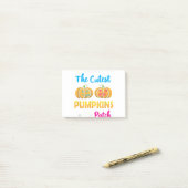 Post-it® Enseigner Les Citrouilles Les Plus Cuttes Dans Le (Sur un bureau)