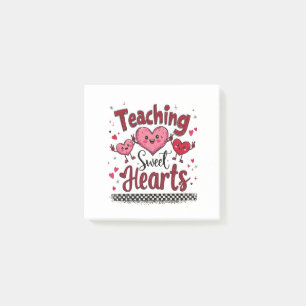 Post-it® Enseigner les Coeurs Doux Funny Enseignant de Vale