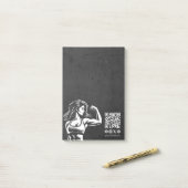 Post-it® Entraîneur de fitness moderne Bodybuilding Instruc (Sur un bureau)