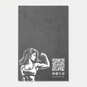Post-it® Entraîneur de fitness moderne Bodybuilding Instruc (Devant)