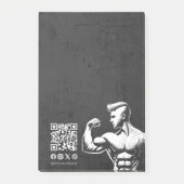 Post-it® Entraîneur de fitness moderne Bodybuilding Instruc (Devant)