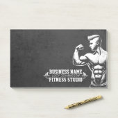 Post-it® Entraîneur de fitness moderne Bodybuilding Instruc (Sur un bureau)