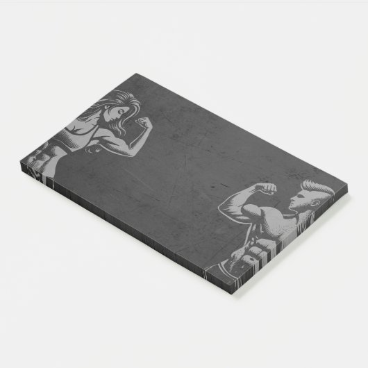 Post-it® Entraîneur de fitness moderne Bodybuilding Instruc (Incliné)