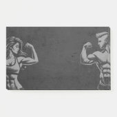 Post-it® Entraîneur de fitness moderne Bodybuilding Instruc (Devant)