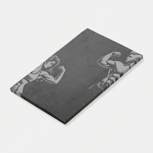 Post-it® Entraîneur de fitness moderne Bodybuilding Instruc (Incliné)