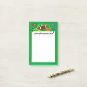 Post-it® Entraîneur de Football Américain Personnalisé (Sur un bureau)