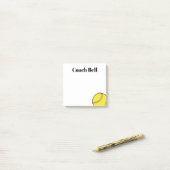 Post-it® entraîneur de softball coutume merci cadeau notes (Sur un bureau)