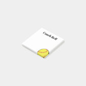 Post-it® entraîneur de softball coutume merci cadeau notes (Incliné)