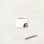 Post-it® Entraîneur de volleyball merci cadeau notes collan (Sur un bureau)