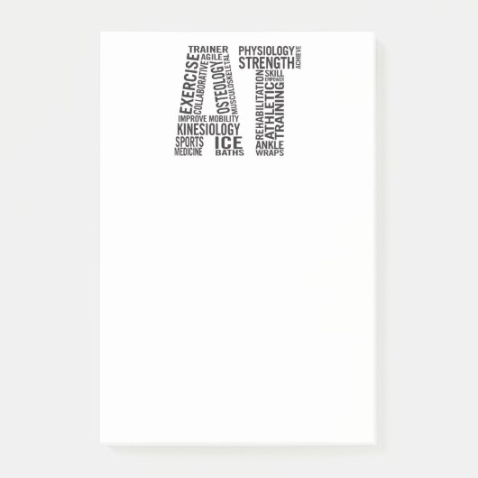 Post-it® Entraîneur sportif certifié À (Devant)