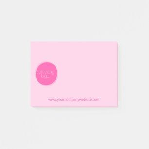 POST-IT® ENTREPRISE CHAUDE ROSE LOGO MODÈLE ENTREPRISE PERS