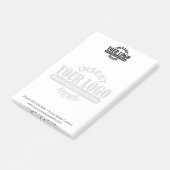 Post-it® Entreprise de base avec logo WATERMARK (Incliné)