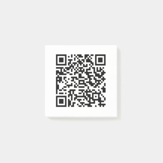Post-it® Entreprise de code QR personnalisé (Devant)