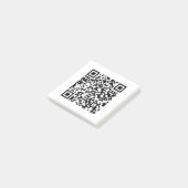 Post-it® Entreprise de code QR personnalisé (Incliné)