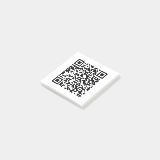Post-it® Entreprise de code QR personnalisé (Incliné)