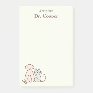 Post-it® Entreprise de soins pour animaux personnalisée