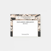 Post-it® Entreprise Entreprise Nom Logo Personnalisé (Devant)