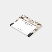 Post-it® Entreprise Entreprise Nom Logo Personnalisé (Incliné)