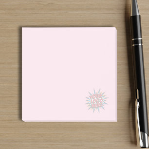 Post-it® Entreprise personnalisée - Logo Arrière - plan ros
