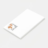 Post-it® Entretien au corgi de Gallois de queue (Incliné)