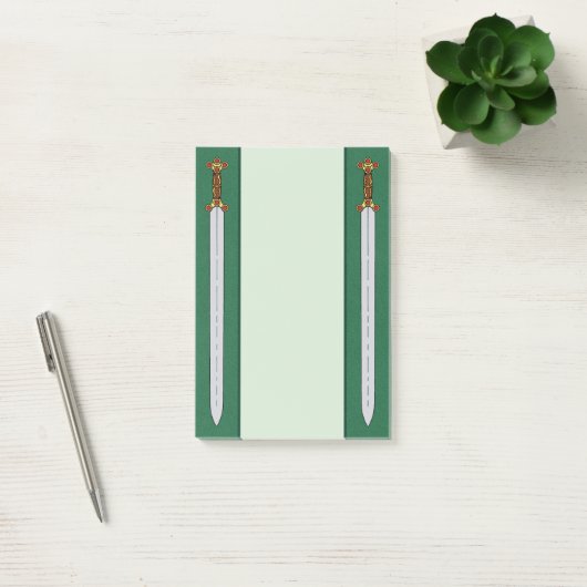 Post-it® Épée celtique antique (Bureau)