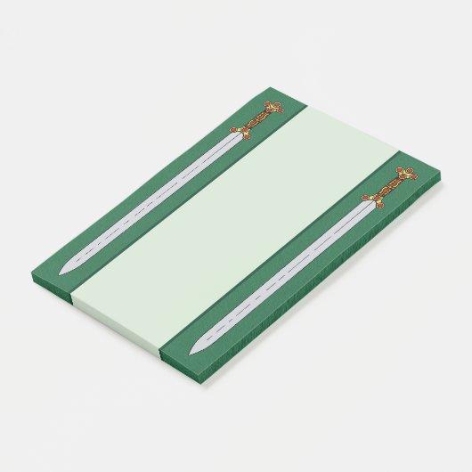 Post-it® Épée celtique antique (Incliné)
