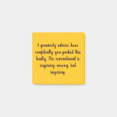 Post-it® Epic Parking Fail Sticky Notes (Devant)