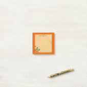 Post-it® Épice citrouille - 3x3 (Sur un bureau)