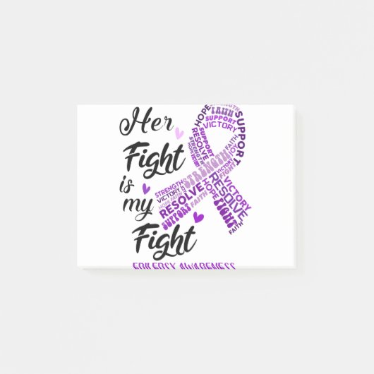 Post-it® Epilepsy Awareness Her Fight is my Fight (Devant)