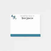 Post-it® Épingle Push Cute Du Bureau De Nom Personnalisé (Devant)