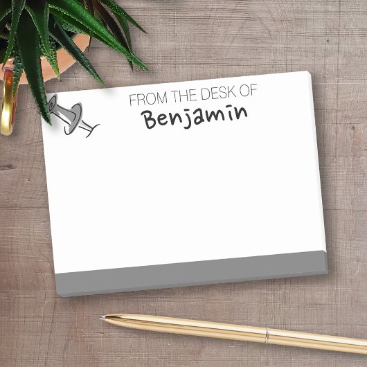 Post-it® Épingle Push Cute Du Bureau De Nom Personnalisé