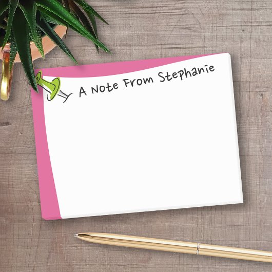 Post-it® Épingle Push Cute Du Bureau De Nom Personnalisé
