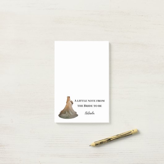 Post-it® Épouse (Sur un bureau)