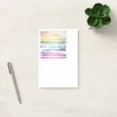 Post-it® Equality Love Rainbow Brush Strokes LGBTQ ID656 (Bureau)