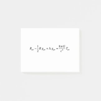Post-it® équation de champ Einstein de la relativité généra