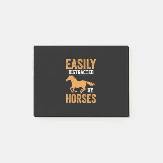 Post-it® Equestrian Gift | Easily Distracted By Equestrian (Devant)