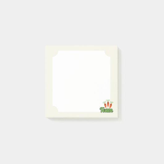 Post-it® Équipe Carotte Cool (Devant)